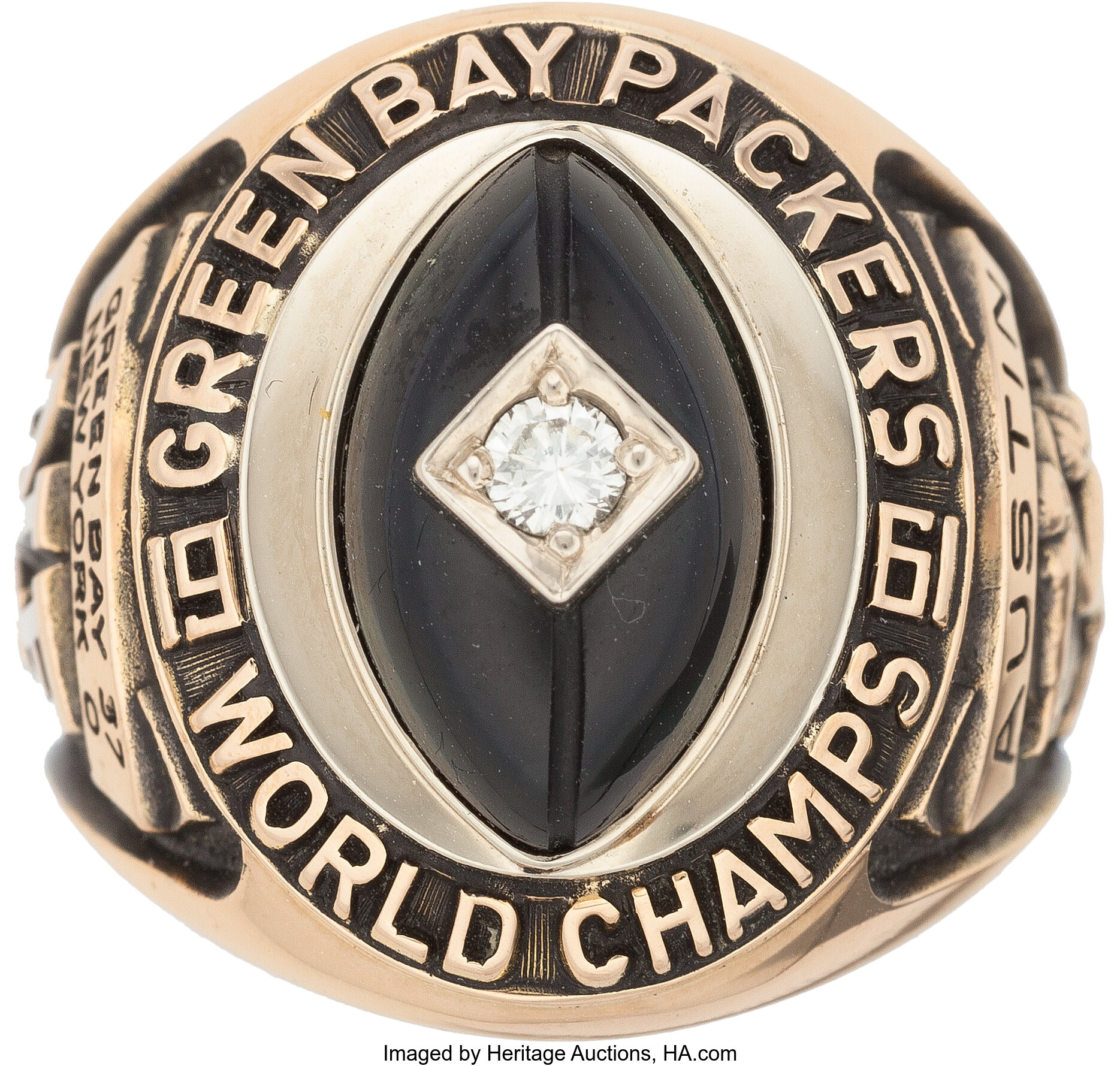 1965 Green Bay Packers NFL Championship Ring Presented to Jerry, Lot  #80057