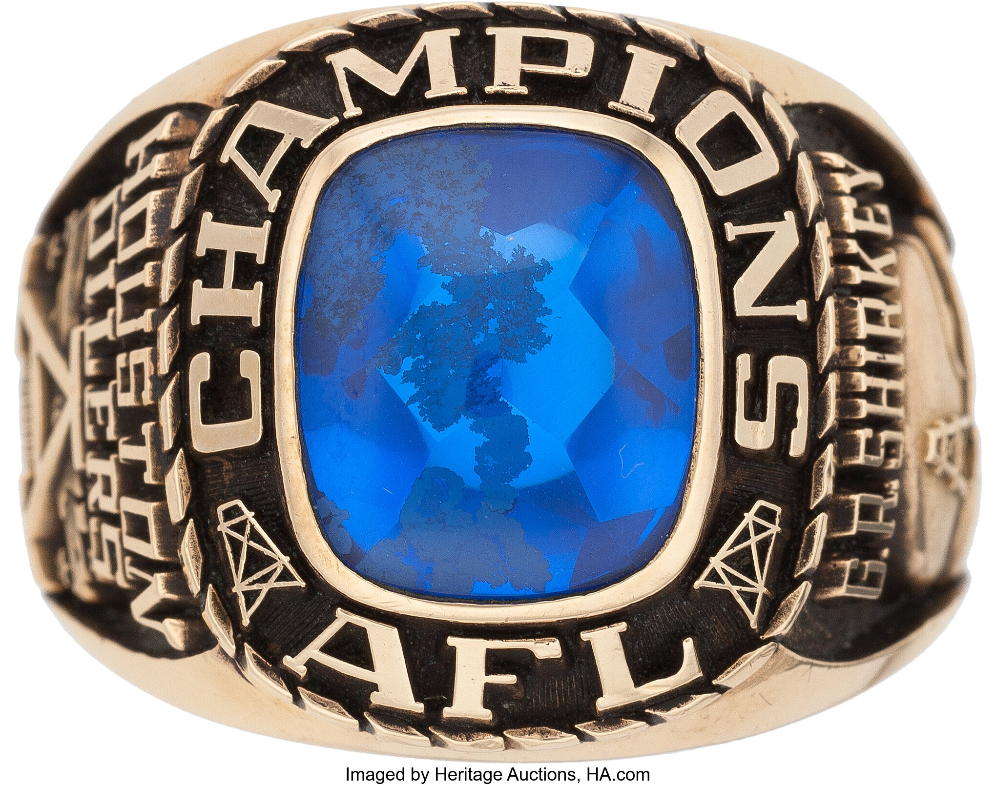 1961 Houston Oilers Commerative Champion Fan Ring Sz 11