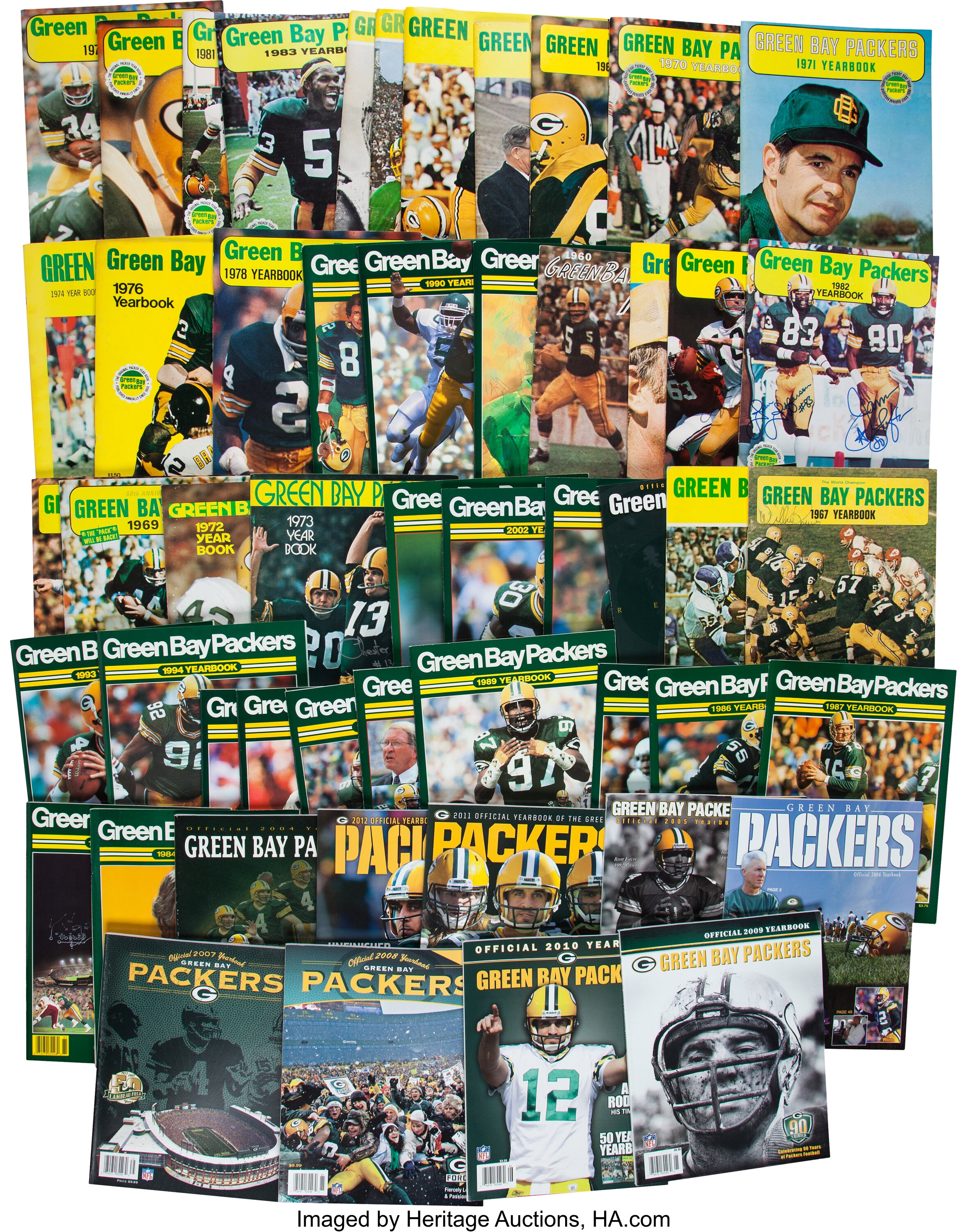 1960 Green Bay Packers Yearbook - Team's First Yearbook in