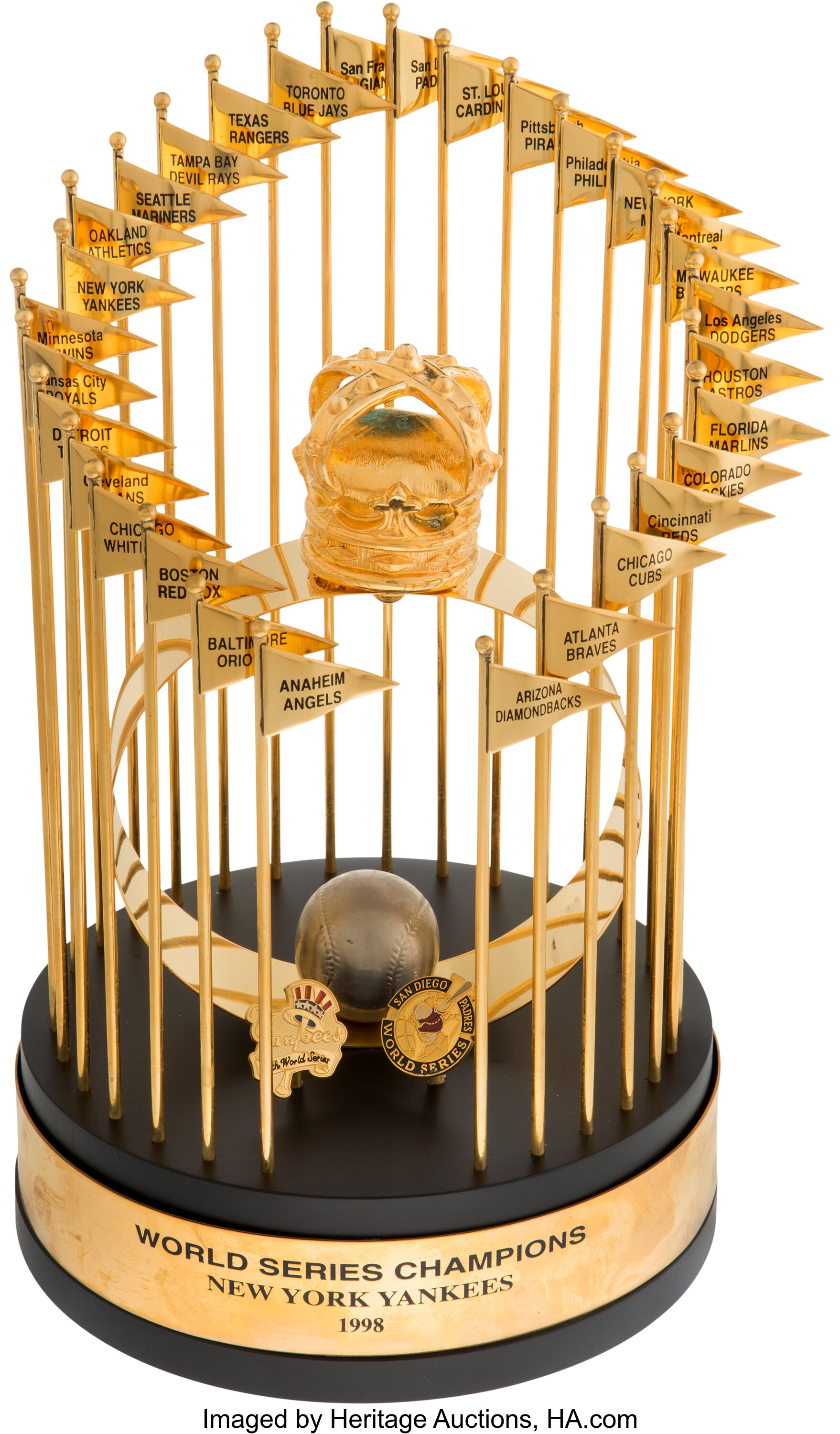 1998 New York Yankees World Series Trophy