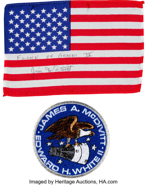 american flag nasa mission patches