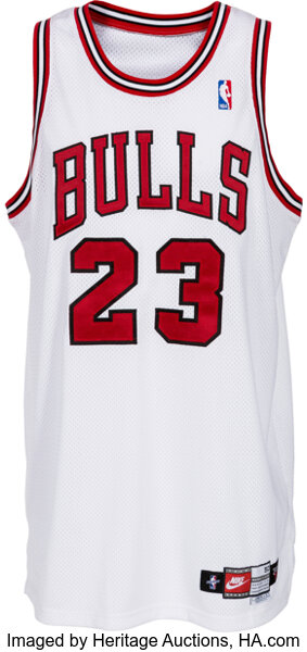 1997-98 Michael Jordan Game Worn Chicago Bulls Jersey.... #13585 Heritage Auctions