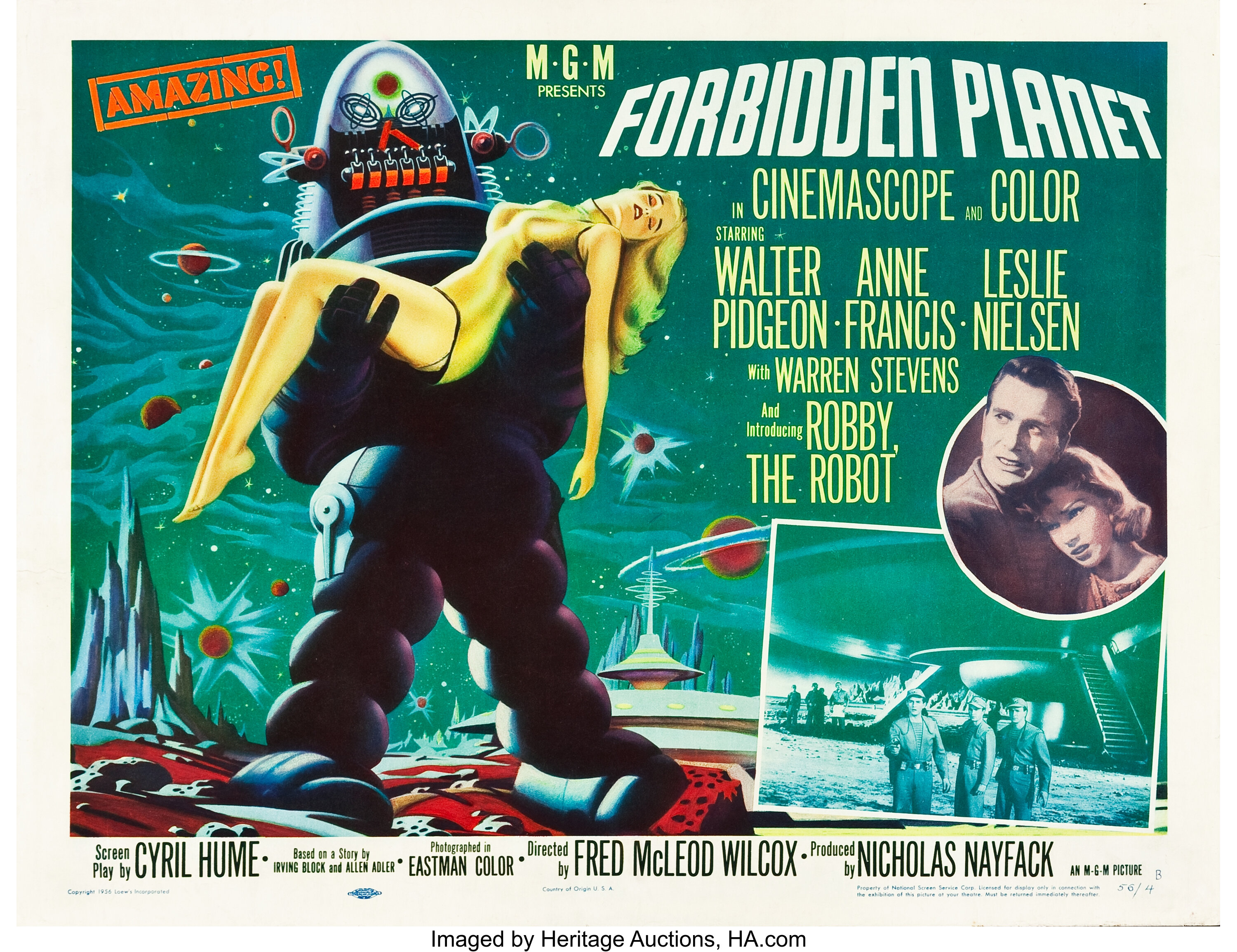 Forbidden Planet 1956, Sold Details