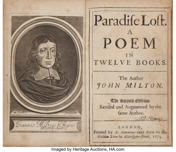 Paradise Lost. A Poem in Twelve Books, John Milton