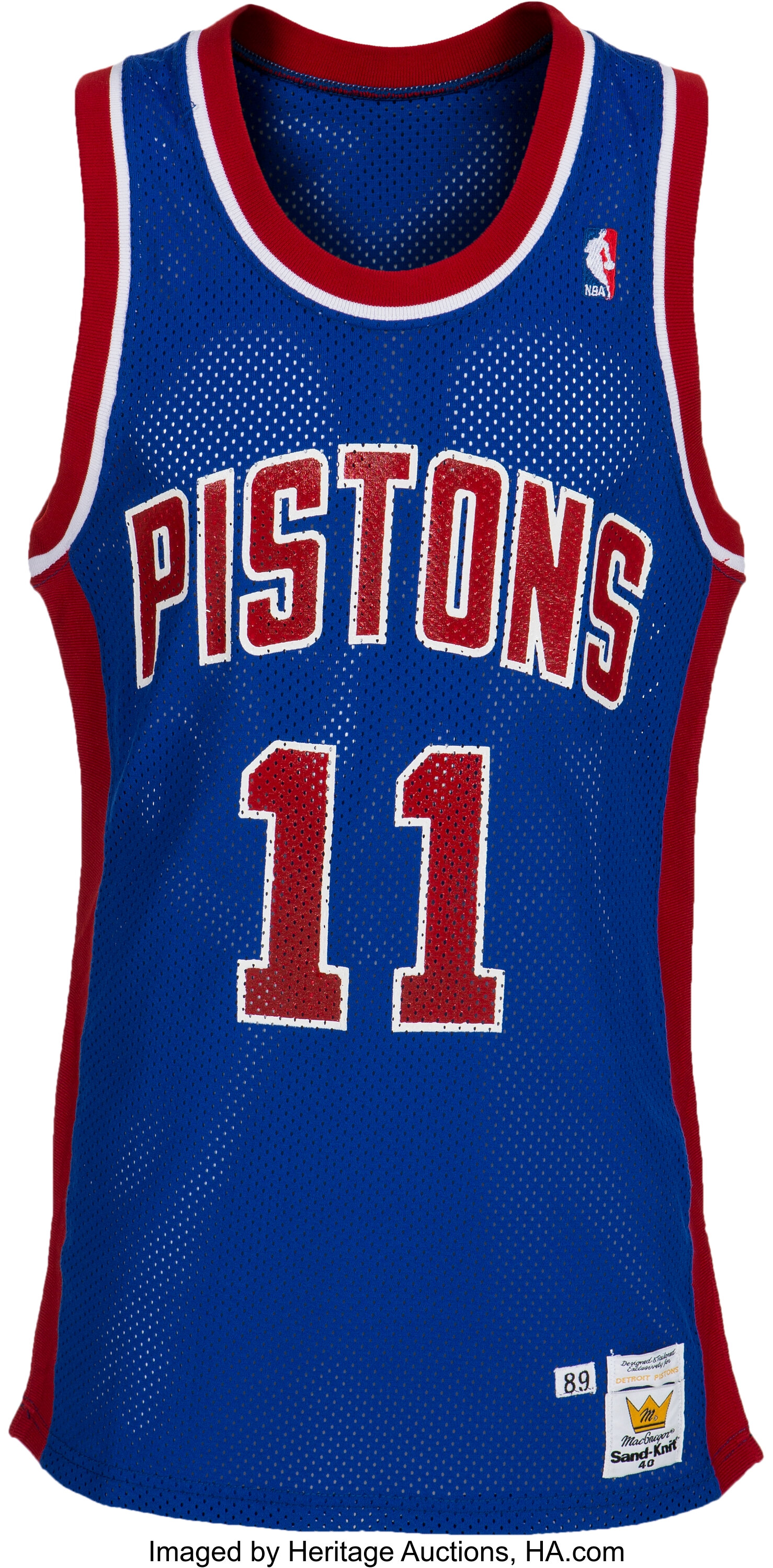 Custom NBA Detroit Pistons Jersey M