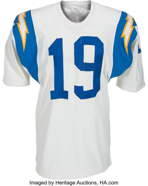 1966 Lance Alworth Game Worn San Diego Chargers Jersey Photo