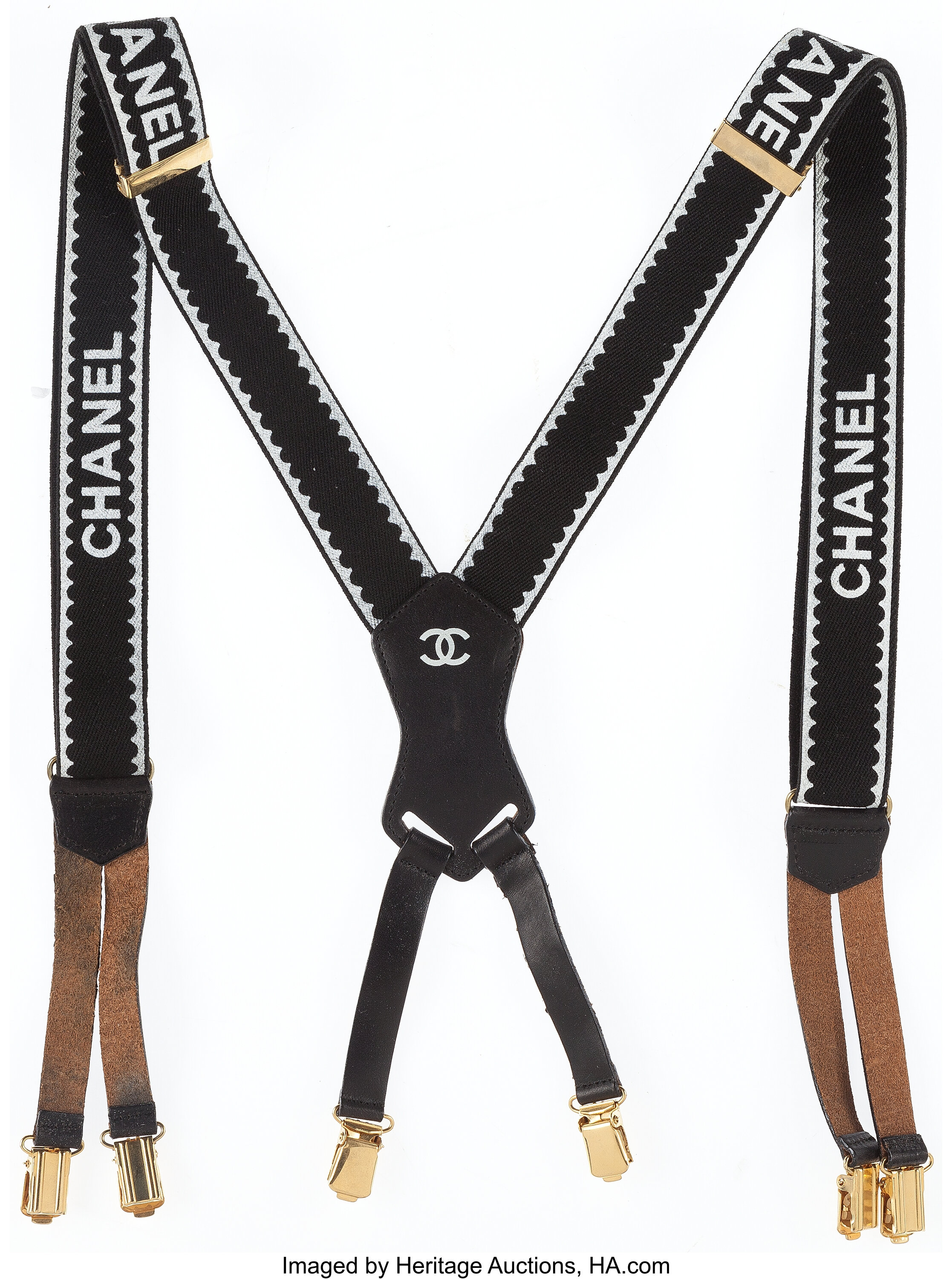 chanel suspenders cheap