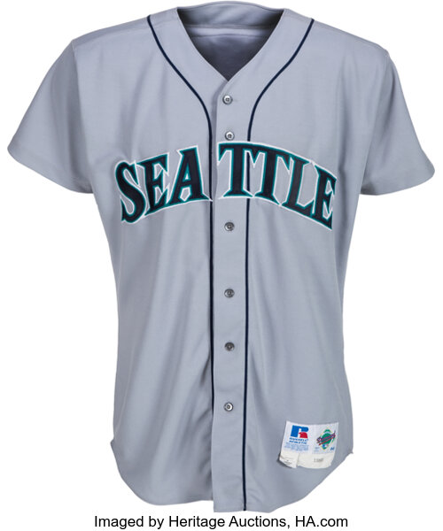 KEN GRIFFEY JR game used jersey (3) LOA'S Seattle Mariners