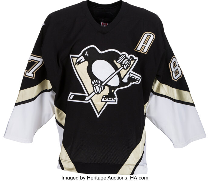2009-10 Pittsburgh Penguins Alternate Set Game Worn Jerseys 