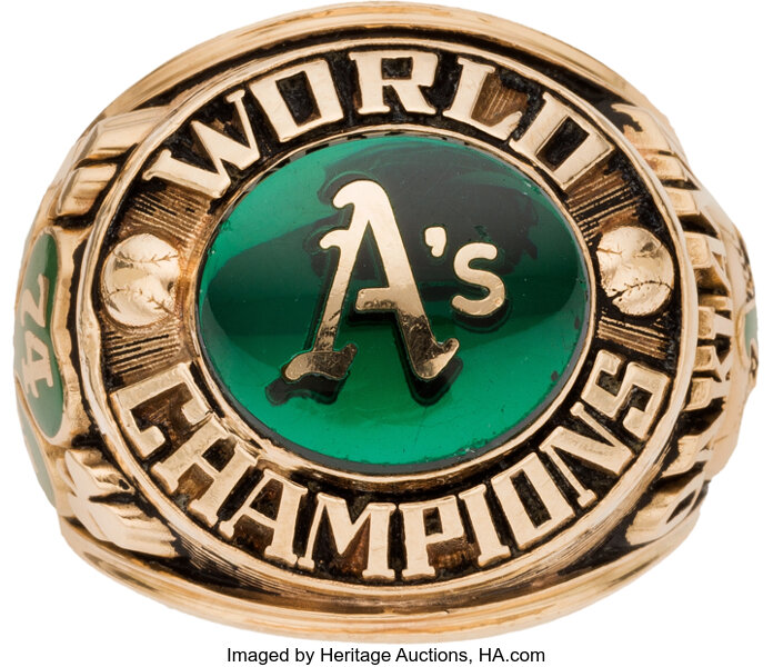 Oakland A's win the 1974 World Series