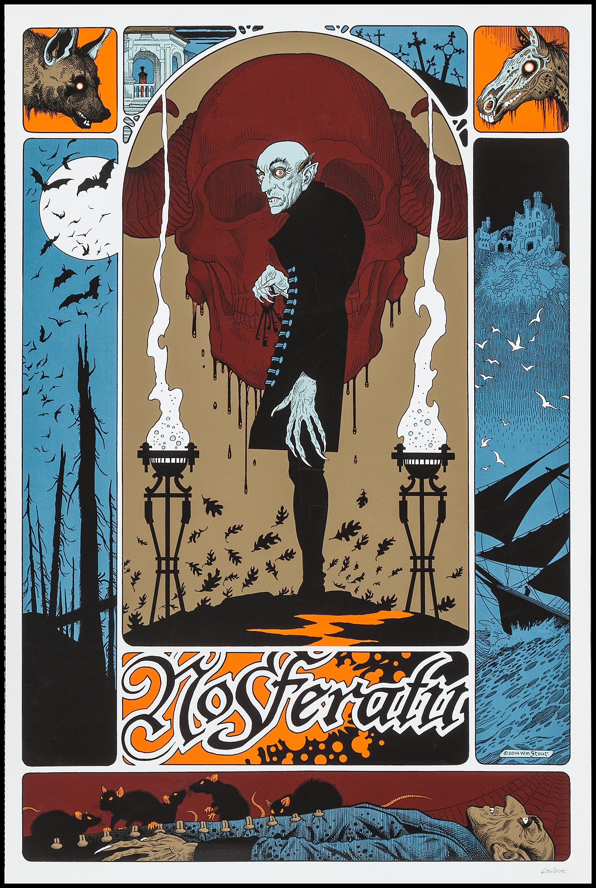 Nosferatu by William Stout (Mondo, 2014). Numbered Limited Edition ...