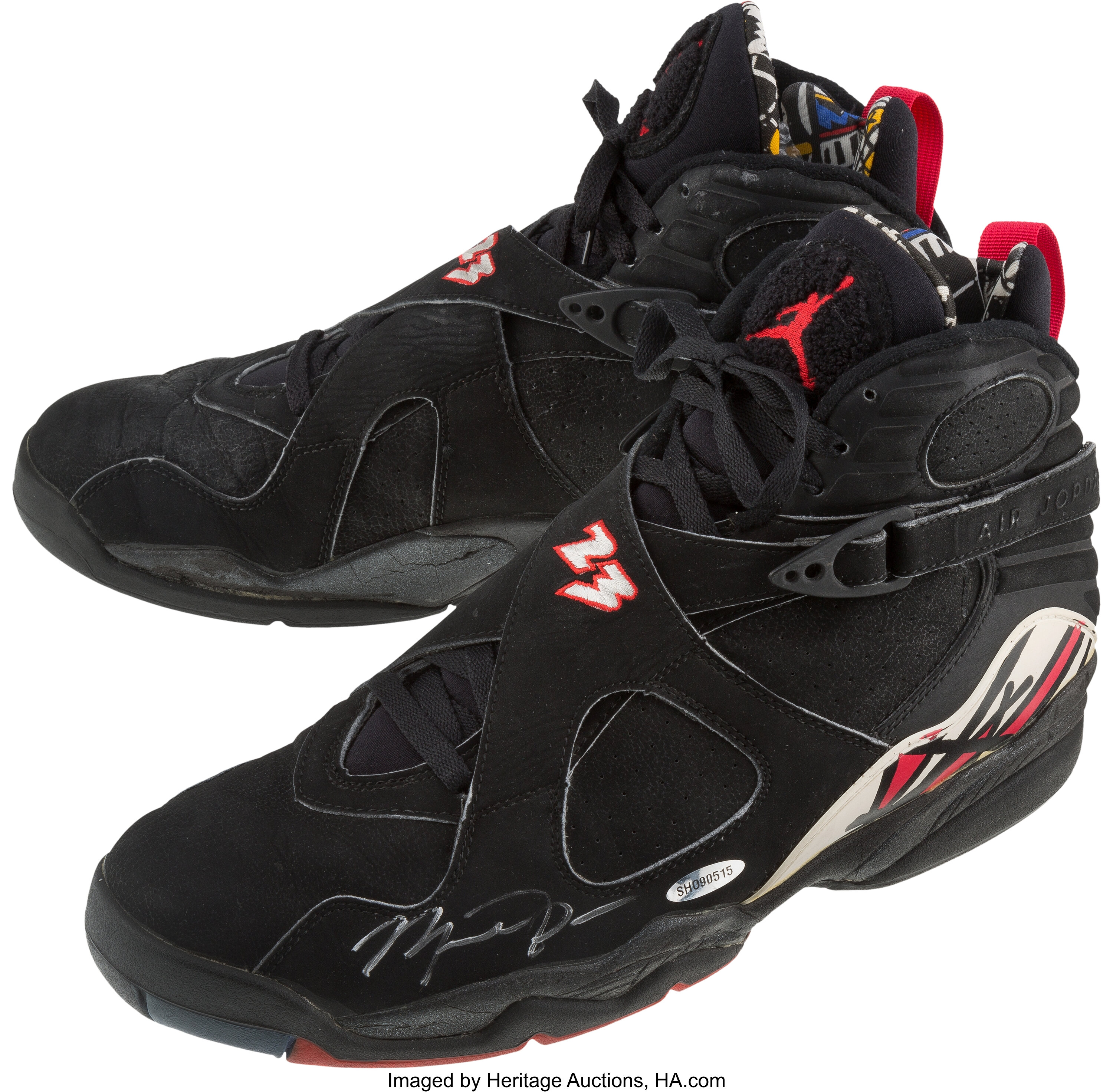 Michael Jordan Worn, Signed Shoes with Upper Deck | Lot #80622 | Heritage Auctions