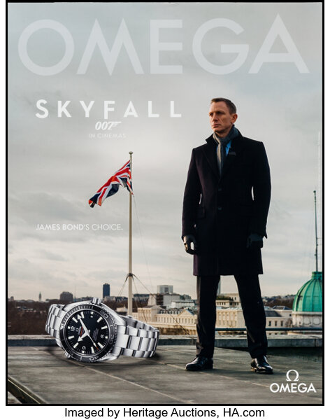 Skyfall Omega Watch Omega 2012 Advertising Poster 22 X 28 Lot 52419 Heritage Auctions