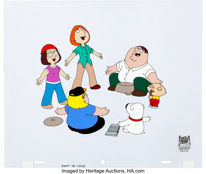 Family Guy Entire Family Hand-Painted Cel and Matching Animation | Lot  #12113 | Heritage Auctions