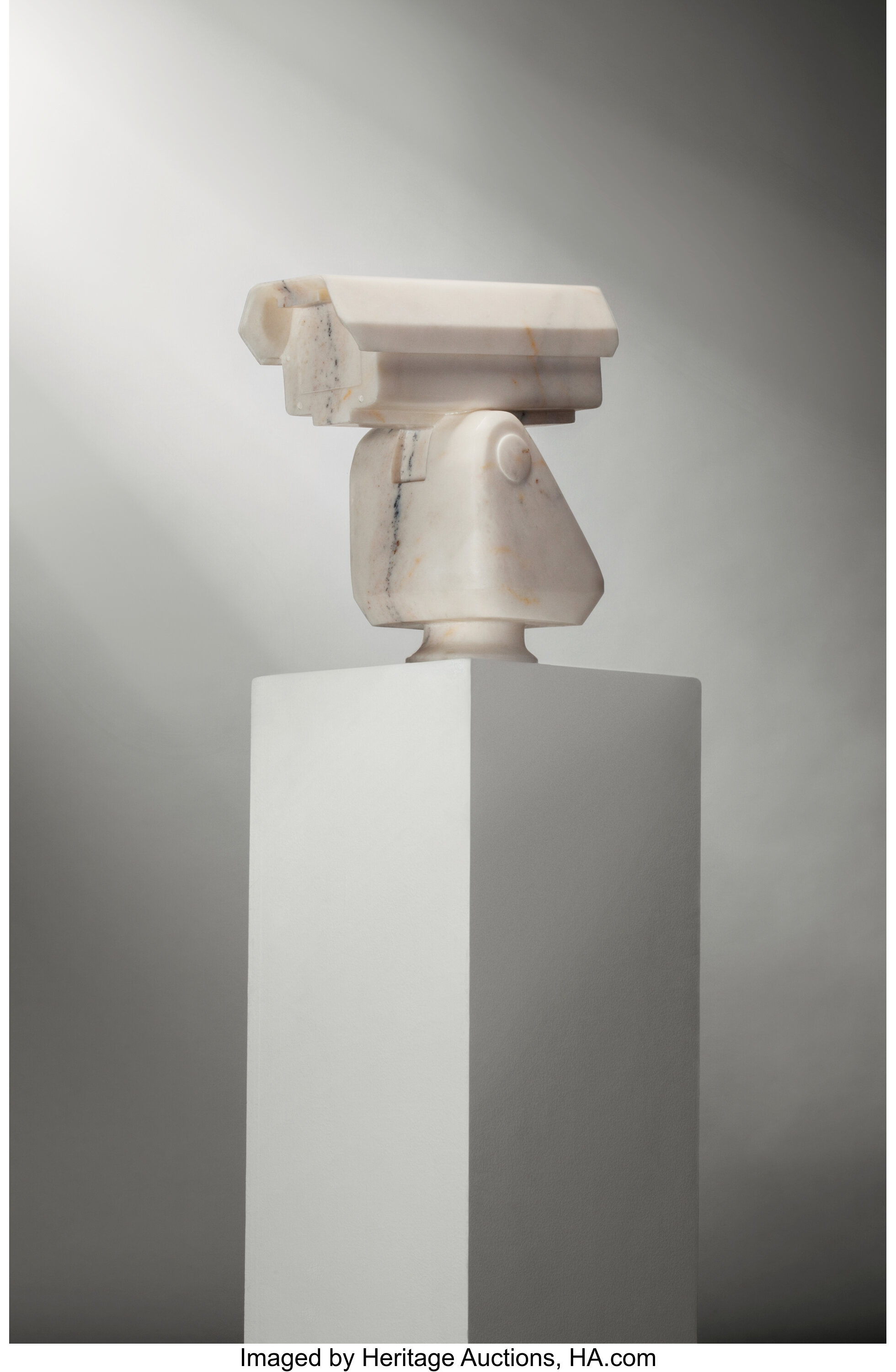 Ai Weiwei (b. 1957). Surveillance Camera, 2010. Marble. 14 x 15-1/2