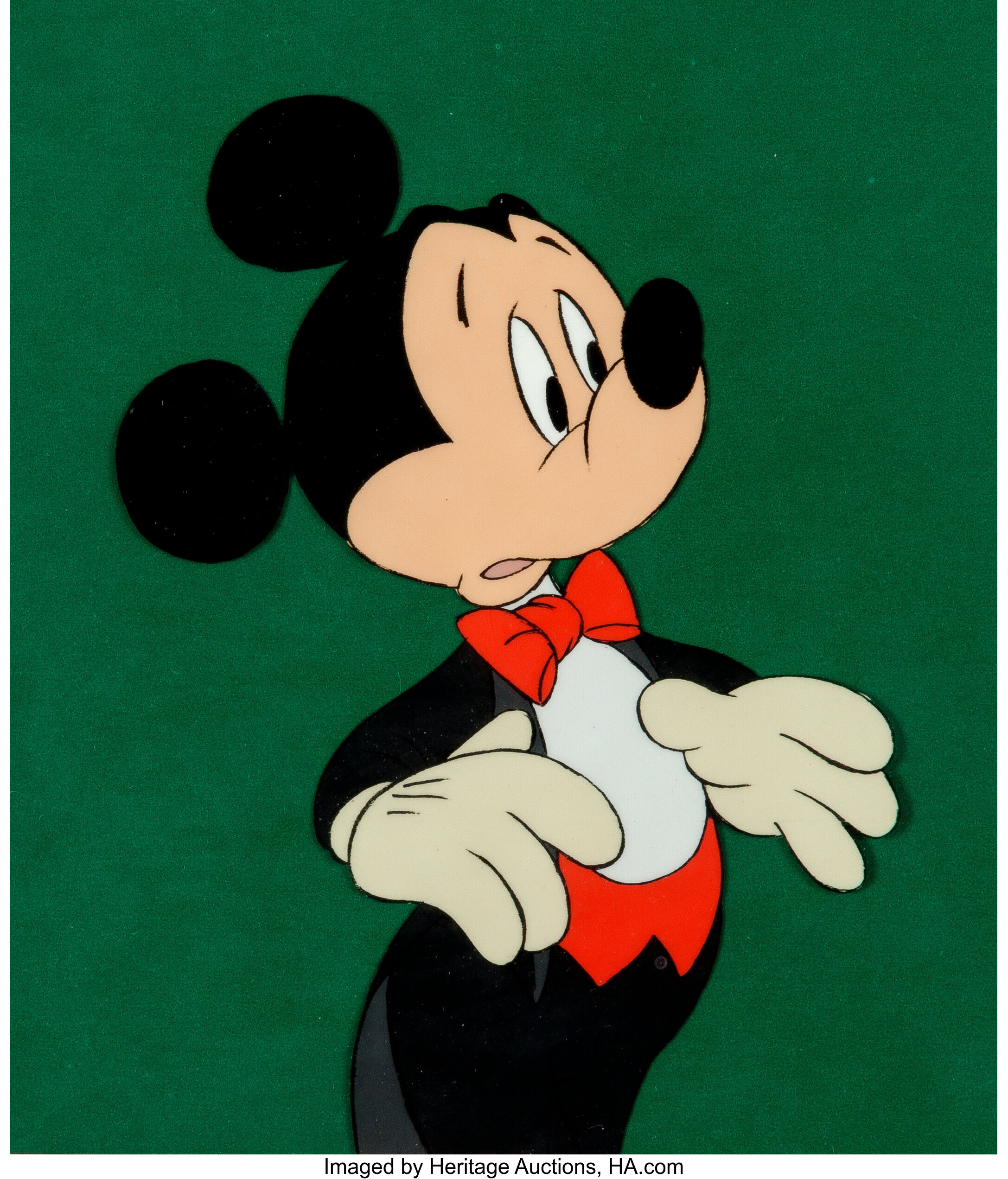 Mickey Mouse Production Cel and Drawing (Walt Disney, c. 1988 ...