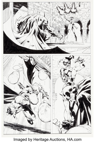 Jim Lee and Scott Williams Batman #613 