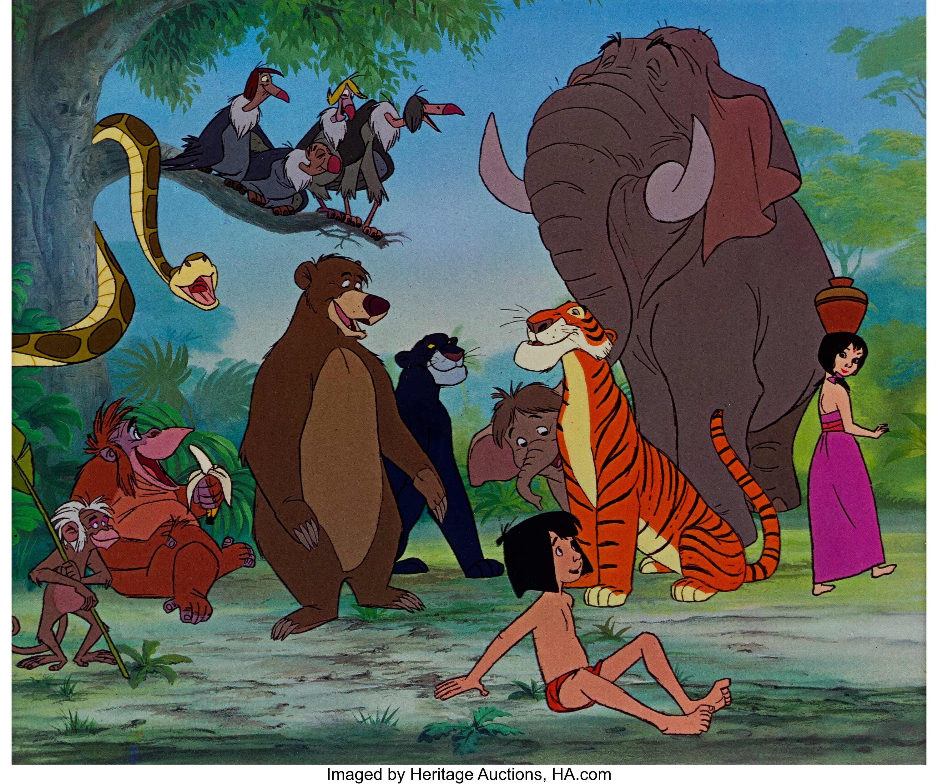 The jungle book 1967 poster DISNEY reproduction DMR exclusive www ...