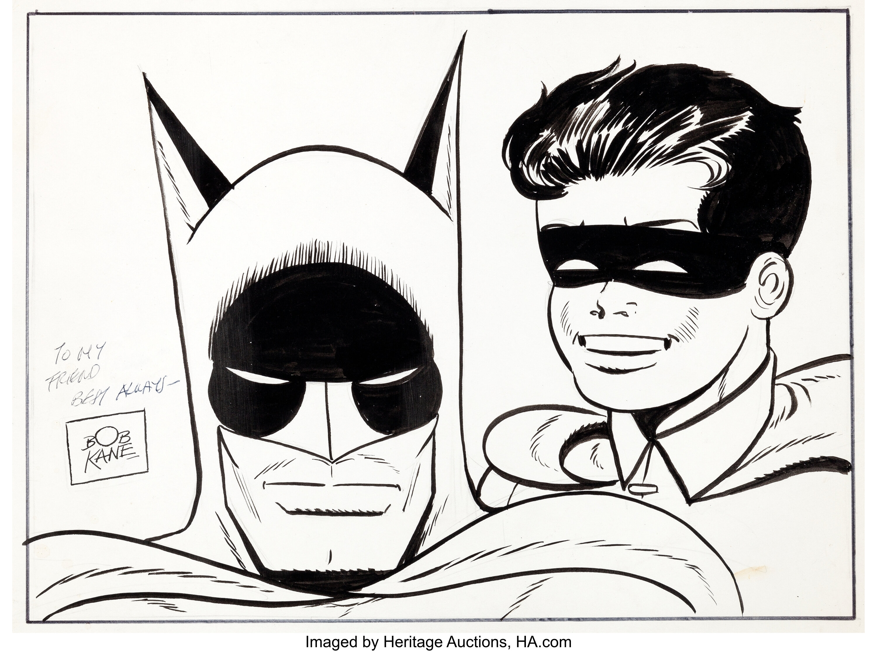 batman and robin comic drawings