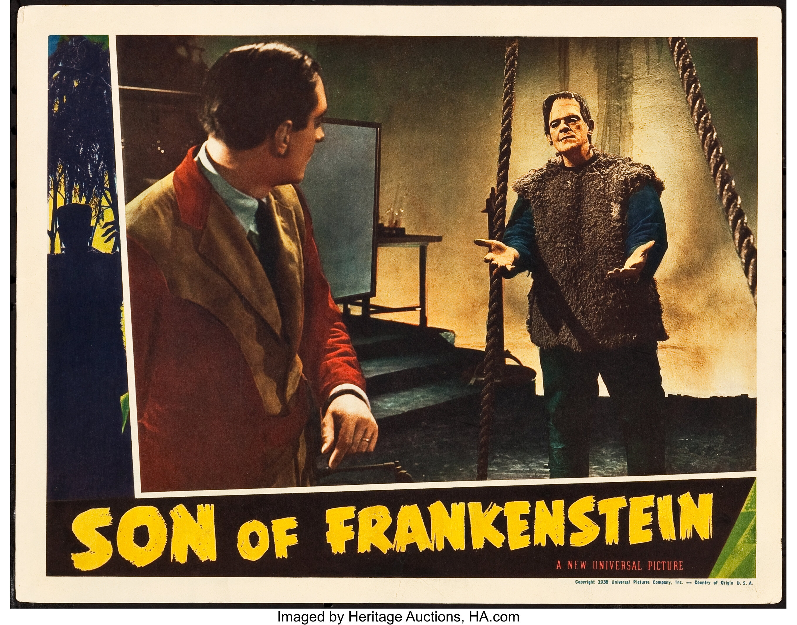 Son of Frankenstein (Universal, 1939). Lobby Card (11" X 14 ...