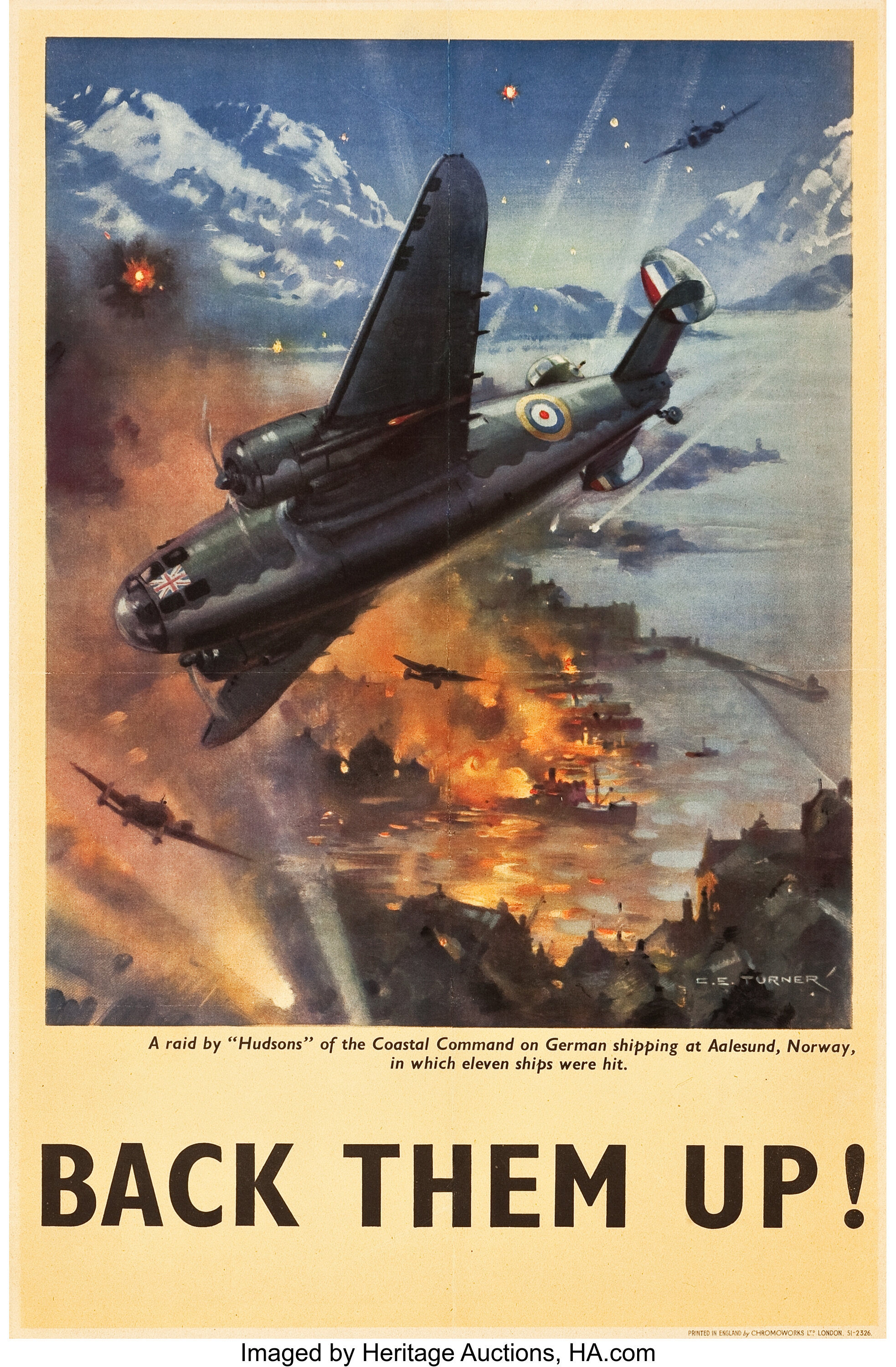 World War Ii Propaganda Royal Air Force 1940s British Raf Lot Heritage Auctions