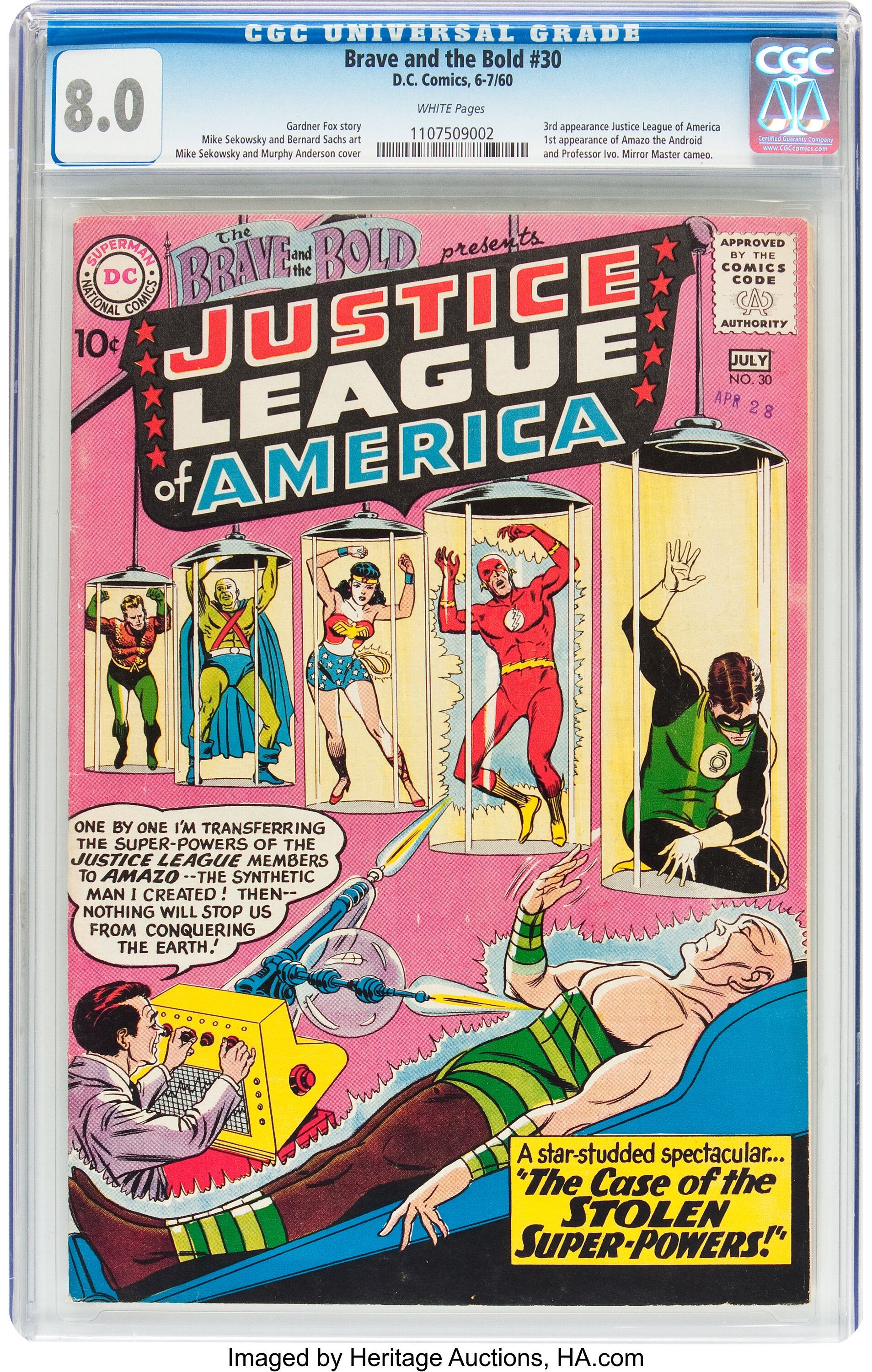The Brave and the Bold #28 Justice League of America (DC, 1960