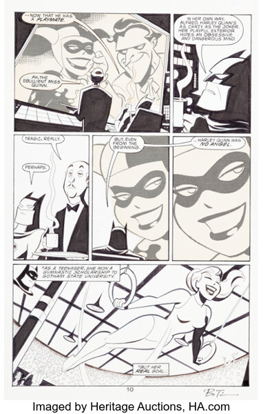 Bruce Timm Batman Adventures: Mad Love #1 Page 10 Harley Quinn