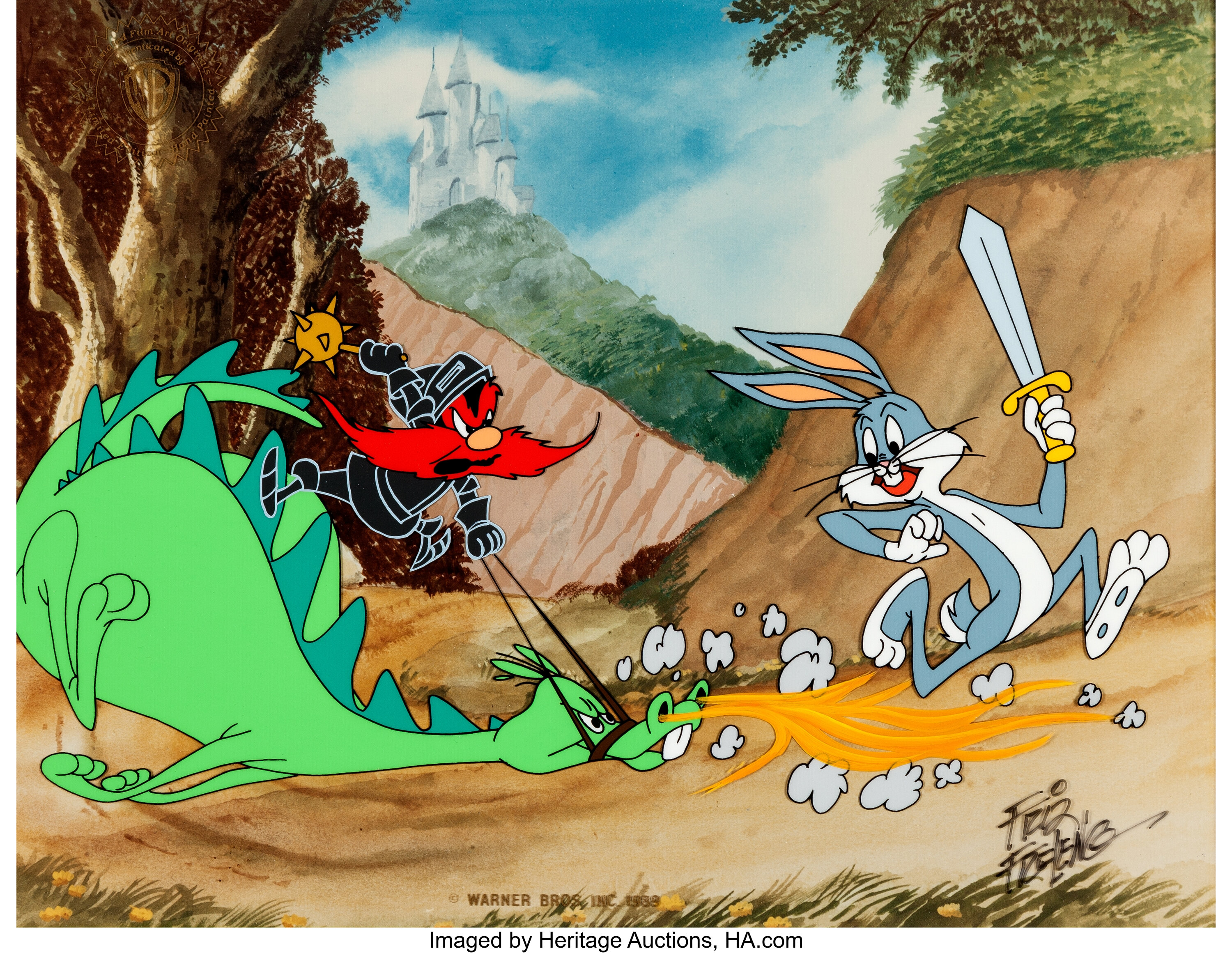 Knighty Knight Bugs Limited Edition Cel (Warner Brothers, 1989 ...