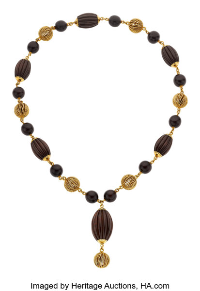 Zeldzaamheid Collectief Raap Wood, Gold Necklace, Van Cleef & Arpels. ... Estate Jewelry | Lot #54046 |  Heritage Auctions