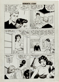Vince Colletta Romantic Story 45 One Sided Love Page 3 And 4
