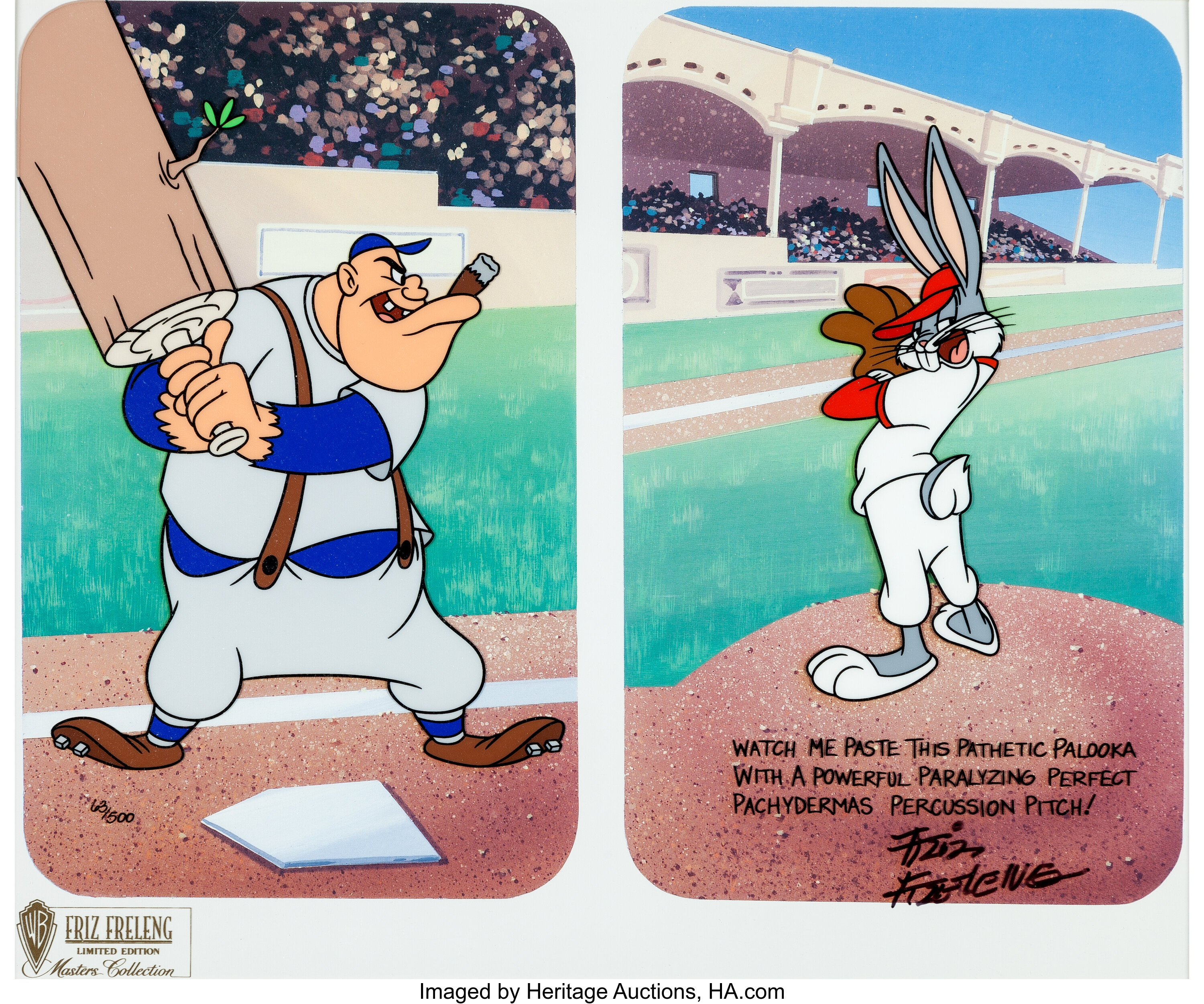 Sold at Auction: Bugs Bunny at Bat for the Yankees Limited Edition