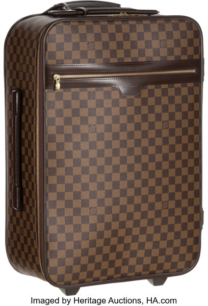 Louis Vuitton Damier Ebene Canvas Pegase 55 Luggage Louis Vuitton