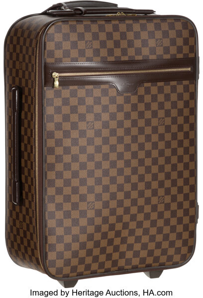 Louis Vuitton Pegase 55 Suitcase Bag Damier Ebene w/ Dust bag