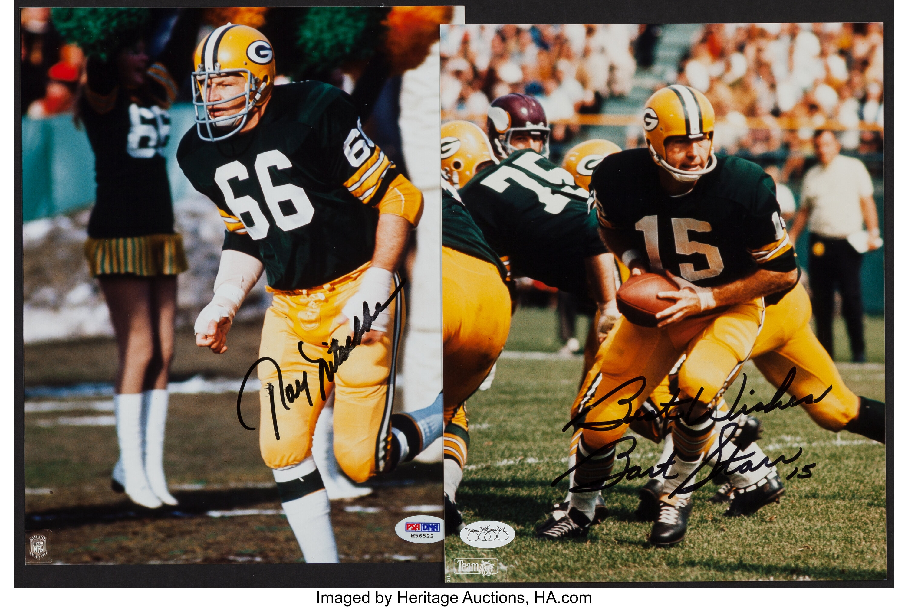 Ray Nitschke Signed Football. Football Collectibles Balls, Lot #44136