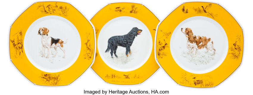 Hermes dog outlet plates