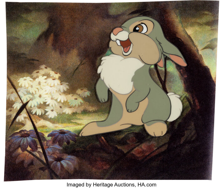 2024年激安 Bambi Thumper 1942 Disney, (Walt Cel Model/Publicity Color コレクション