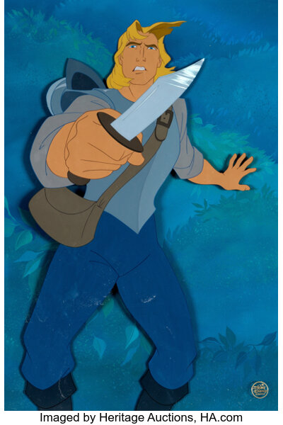 John Smith and Kocoum production master background and special cel