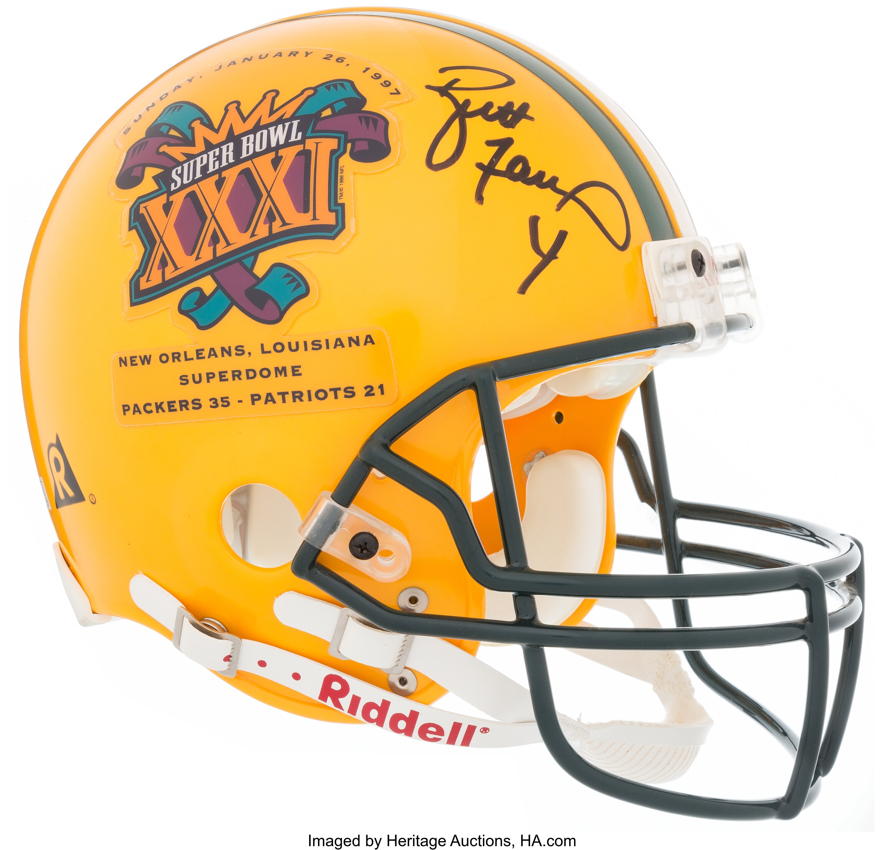 Riddell Brett Favre NFL Helmets for sale