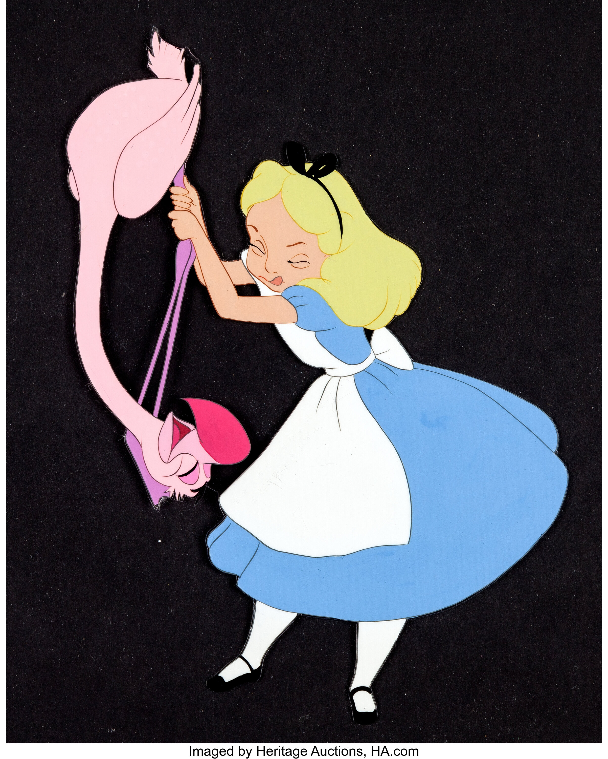 Alice In Wonderland Flamingo Croquet Production Cel Walt Disney Lot 95183 Heritage Auctions