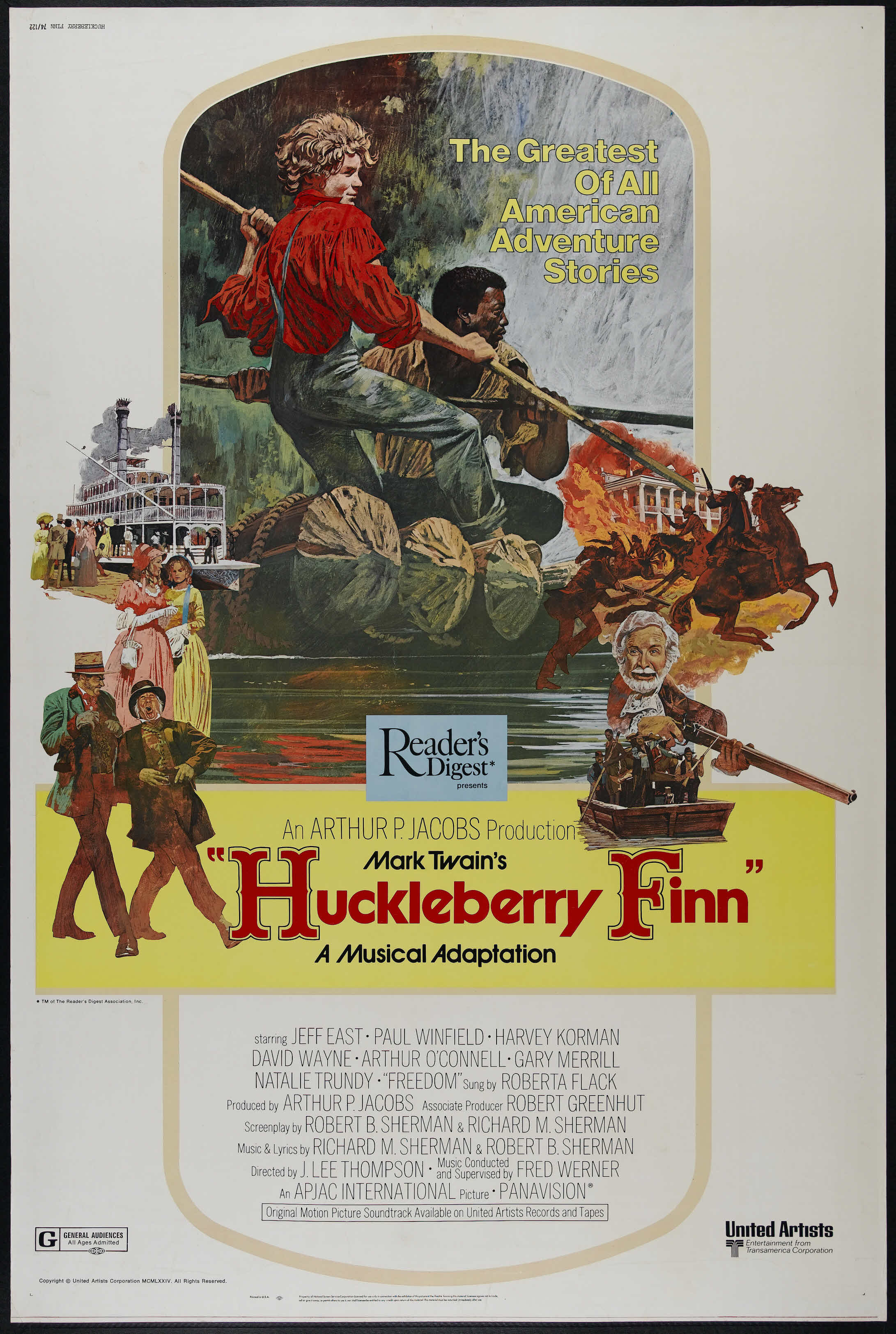 huckleberry finn movie 1974