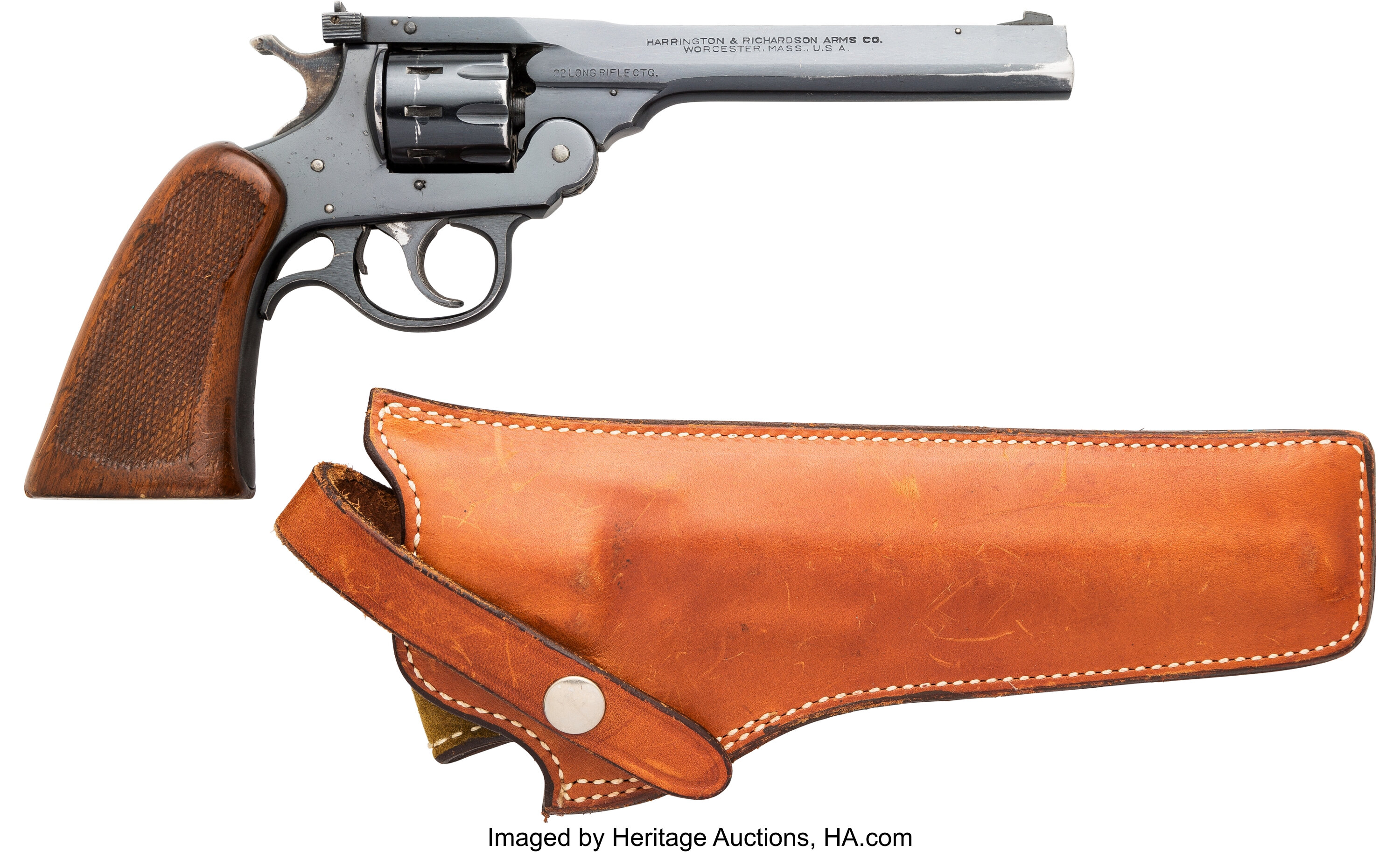 Harrington & Richardson Sportsman Double Action Revolver with | Lot ...