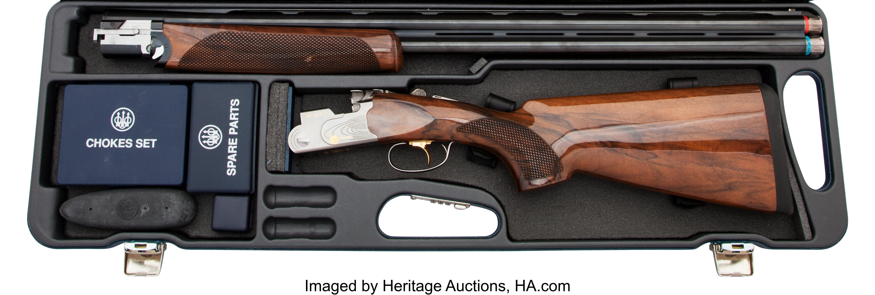 Cased P Beretta Model 6 Gold E Over And Under Shotgun Lot Heritage Auctions