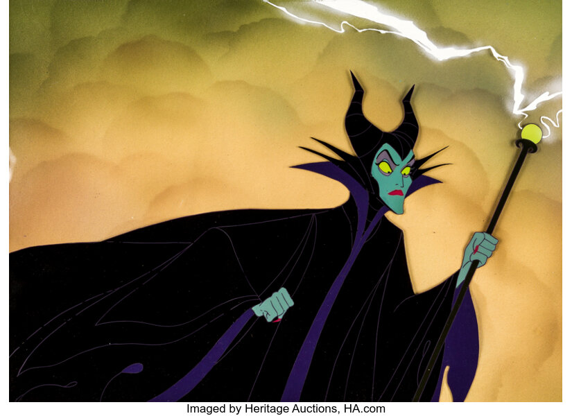 Sleeping Beauty Maleficent Production Cel and Hand-Painted, Lot #95222