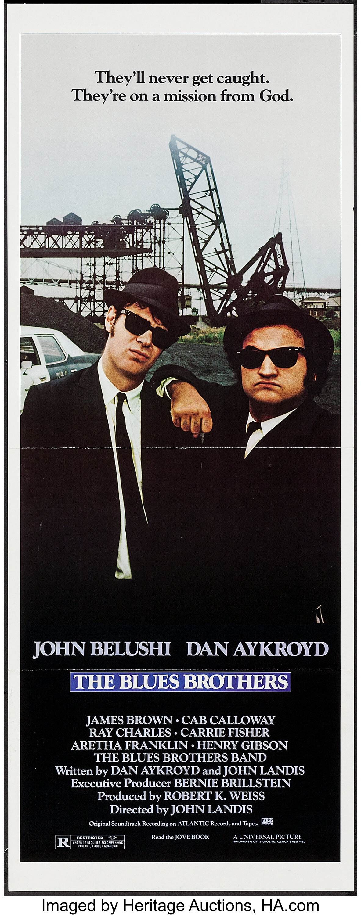 The Blues Brothers (Universal, 1980). Insert (14 X 36). Comedy.., Lot  #53047