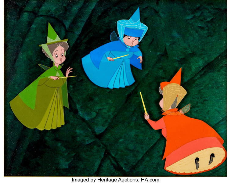 sleeping beauty fairy godmothers disney