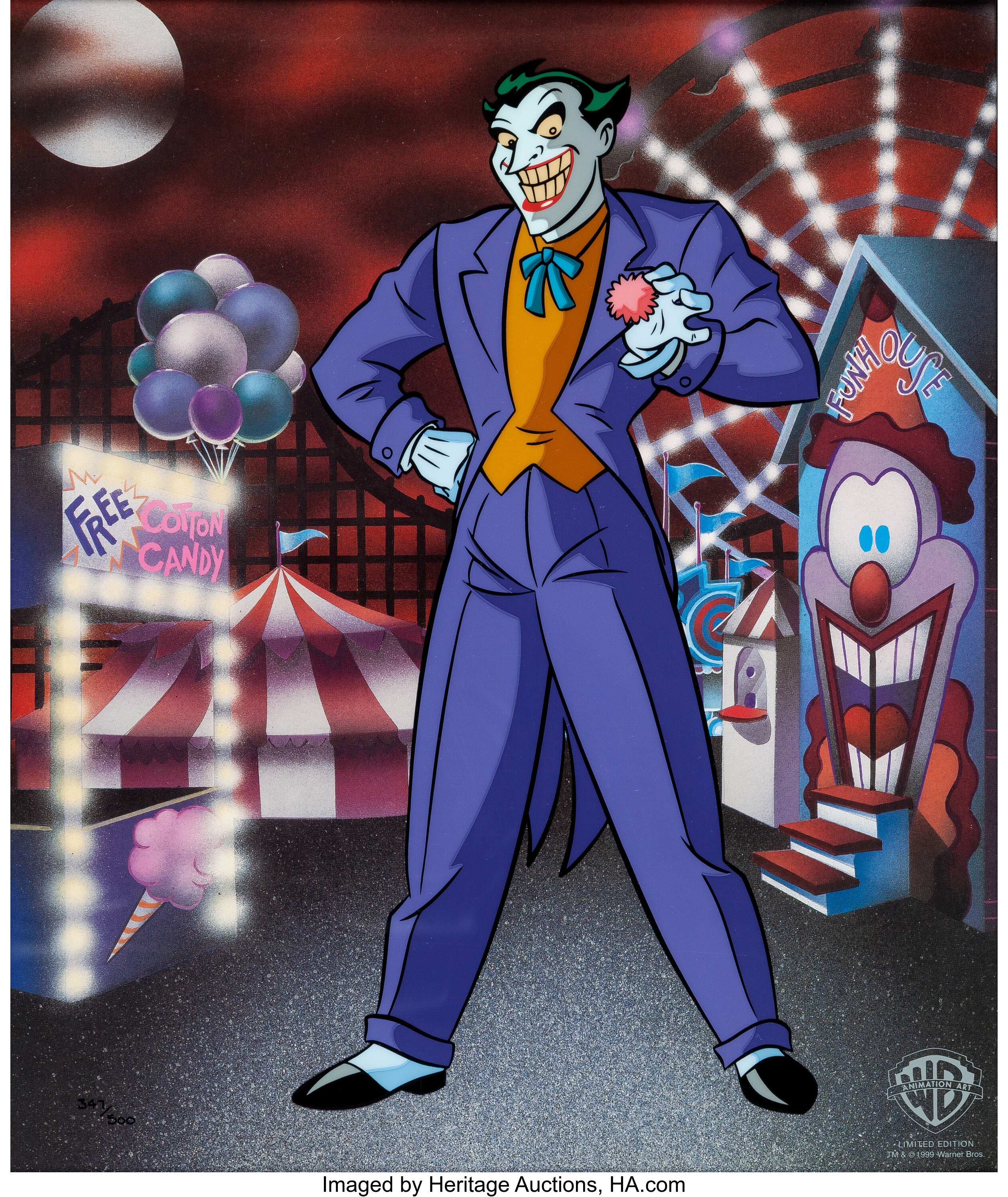 Batman: The Animated Series The Joker Limited Edition Cel (Warner | Lot  #97618 | Heritage Auctions