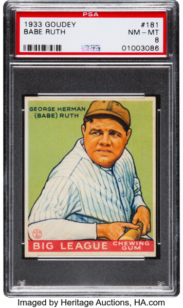 Ten Babe Ruth Baseball Cards That Look Undervalued