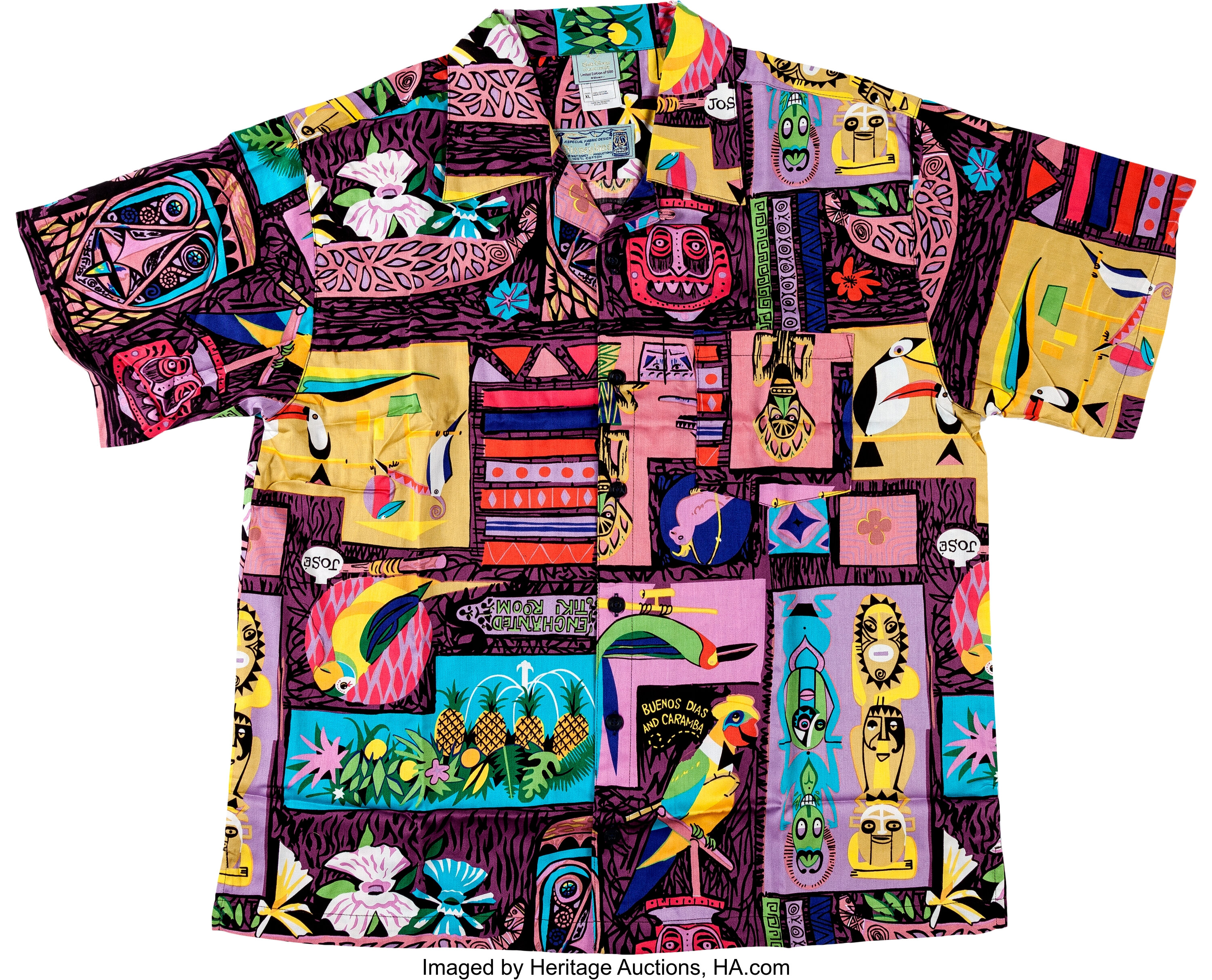 Disney store tiki shirt