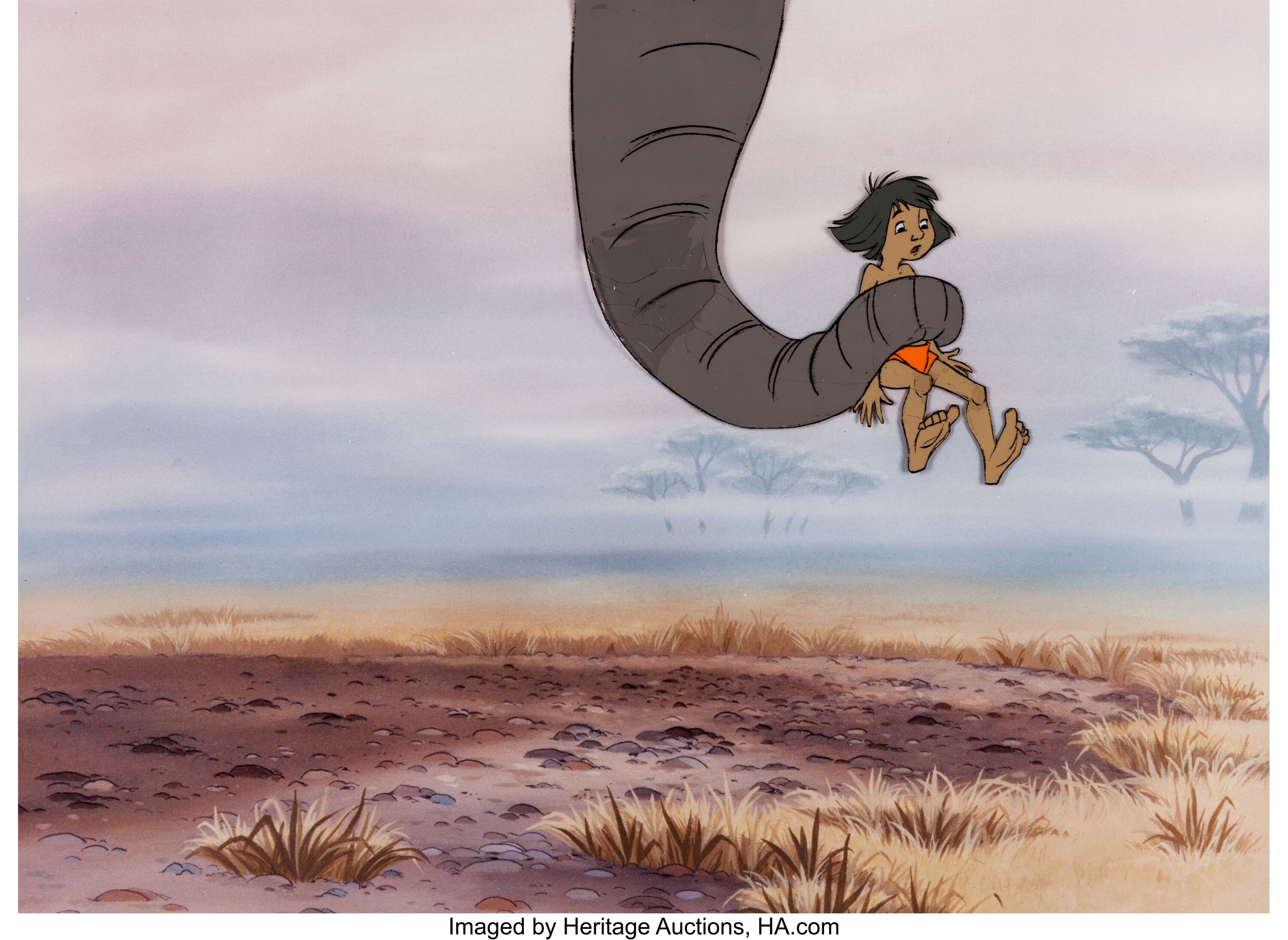 The Jungle Book Mowgli Production Cel Walt Disney 1967 Lot 97259 Heritage Auctions 