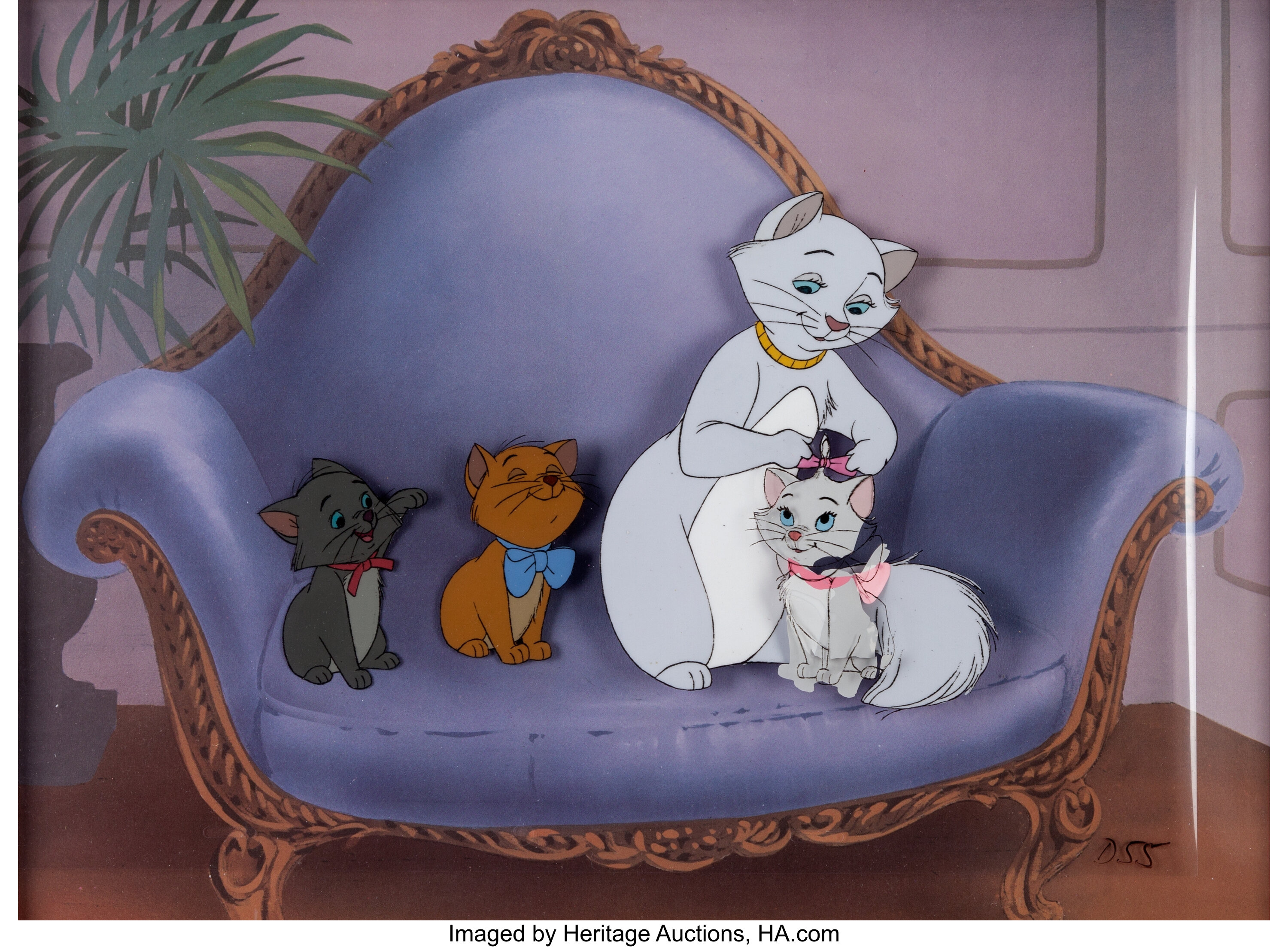 The Aristocats Duchess, Marie, Berlioz, and Toulouse Production | Lot ...